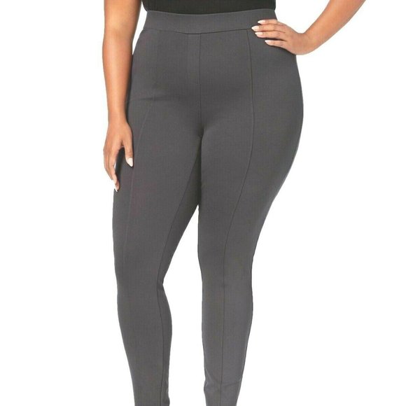Style & Co PLUS Seamed Front Leggings, Carbon Grey - Picture 1 of 2